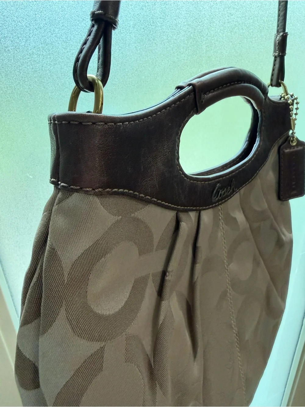 Coach Crossbody Bag in Coach Signature  EUC